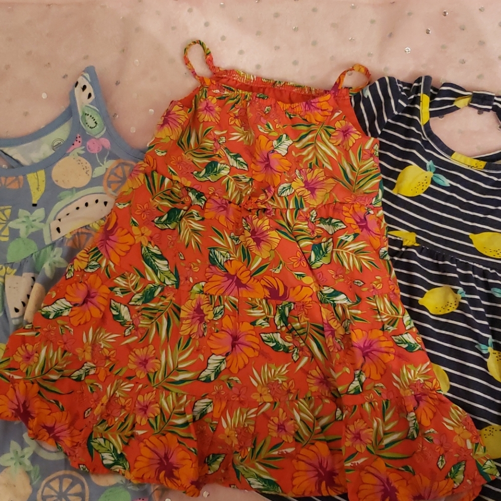 Three 3T Spring/Summer dresses